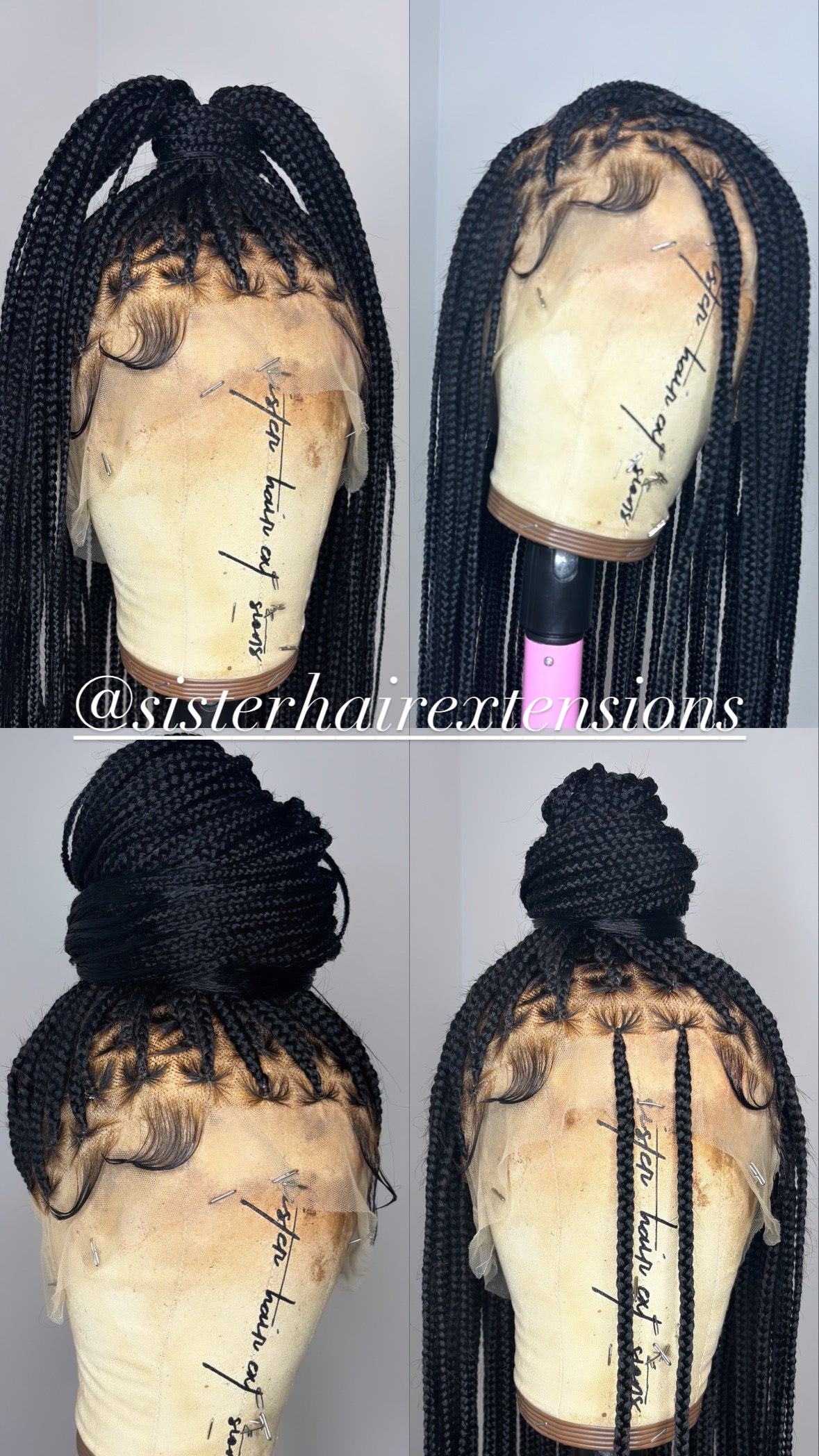 Smedium Knotless Braided Wig
